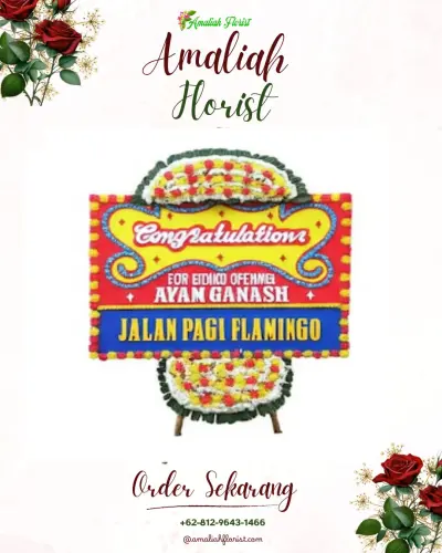 Bunga Papan Congratulation di Tegalsari Timur