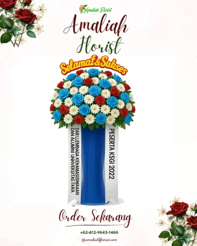Standing Flower di Tegalsari Timur